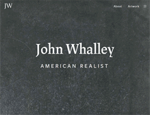 Tablet Screenshot of johnwhalley.com